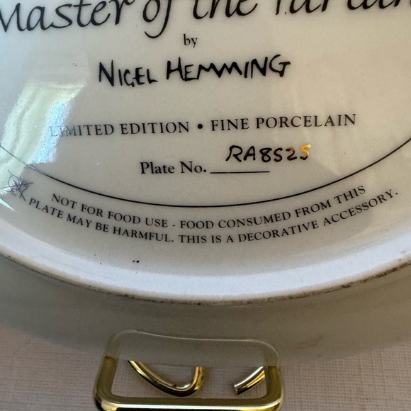The Franklin Mint Plate Master Of The Titan by Nigel Hemming Limited Edition EUC - Picture 11 of 12